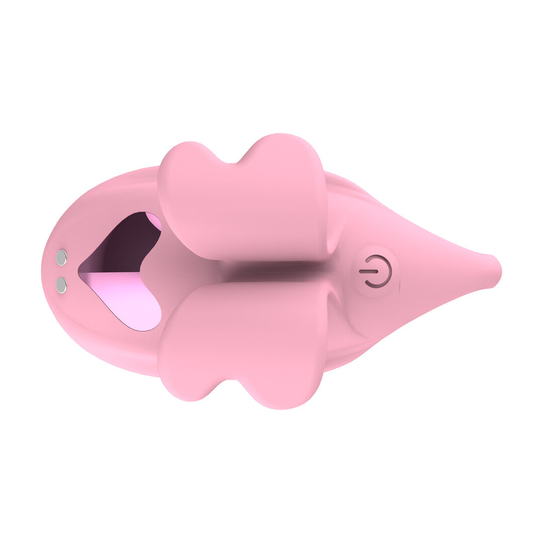 Finger Dual Vibrator Pink