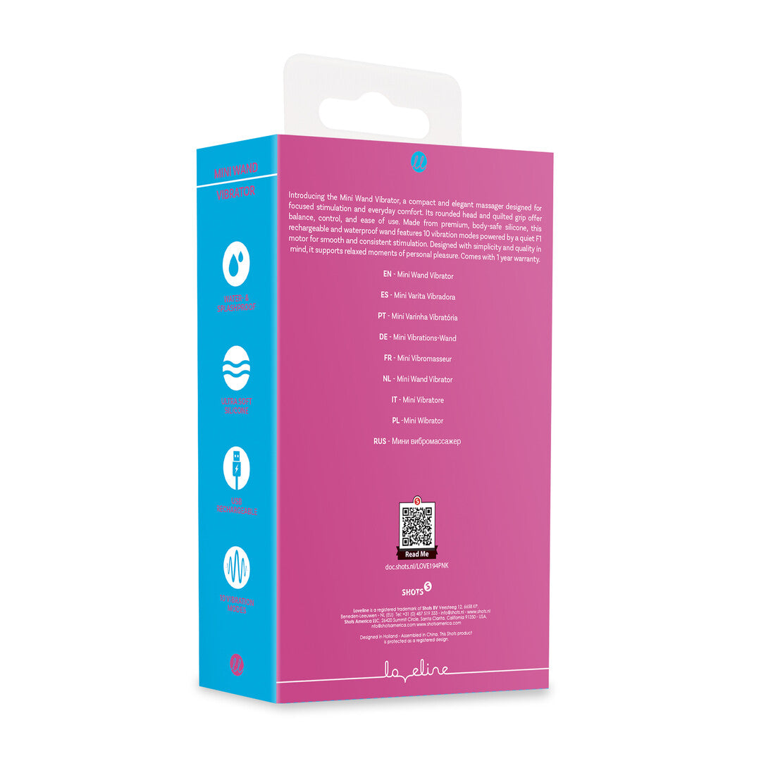 Mini Wand Vibrator Pink
