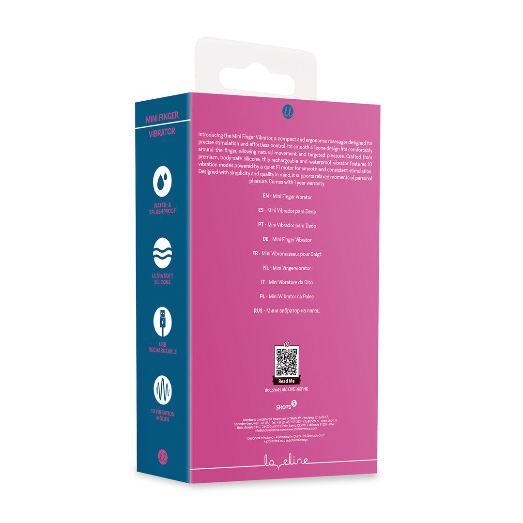 Mini Finger Vibrator Pink