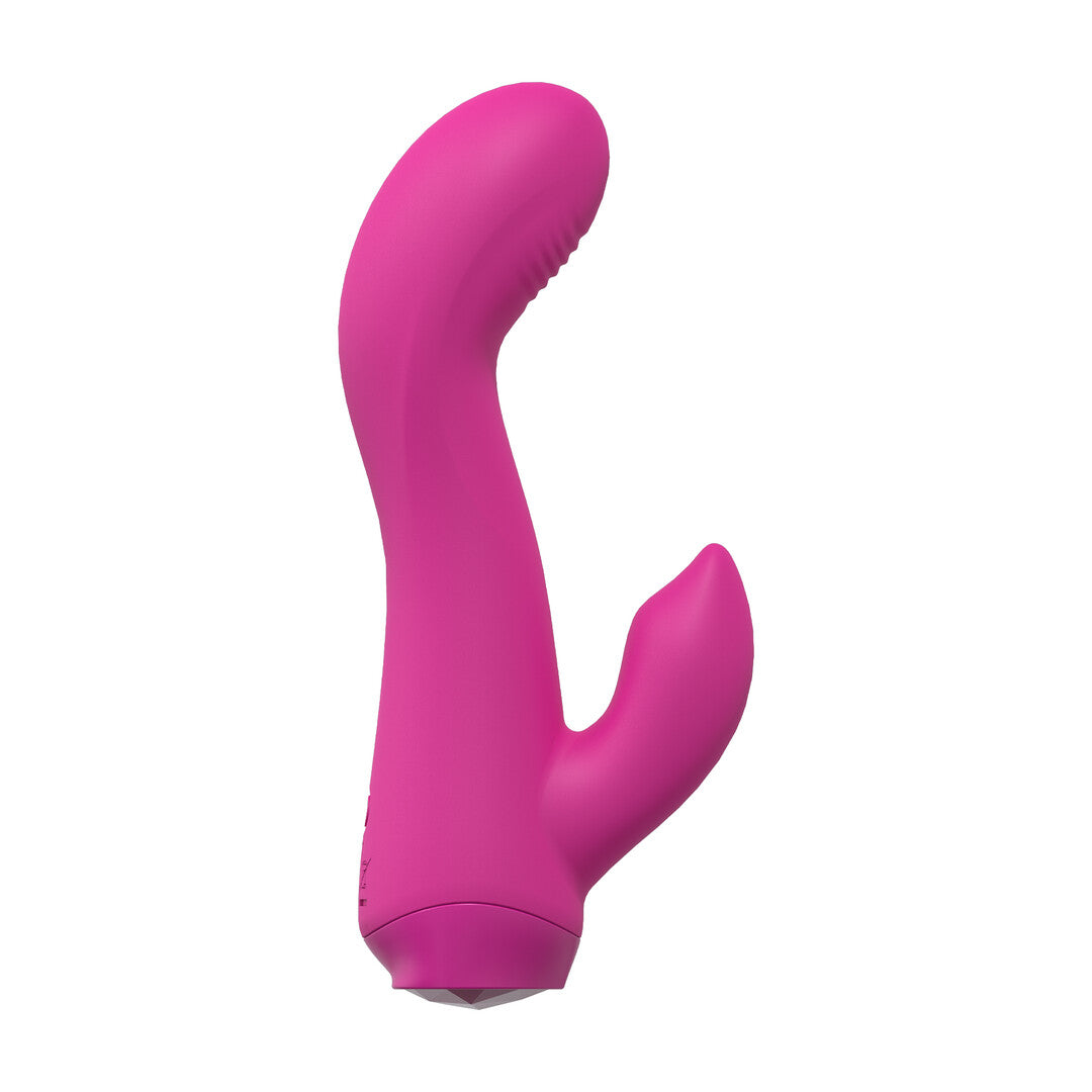 Mini Curved Rabbit Vibrator Pink