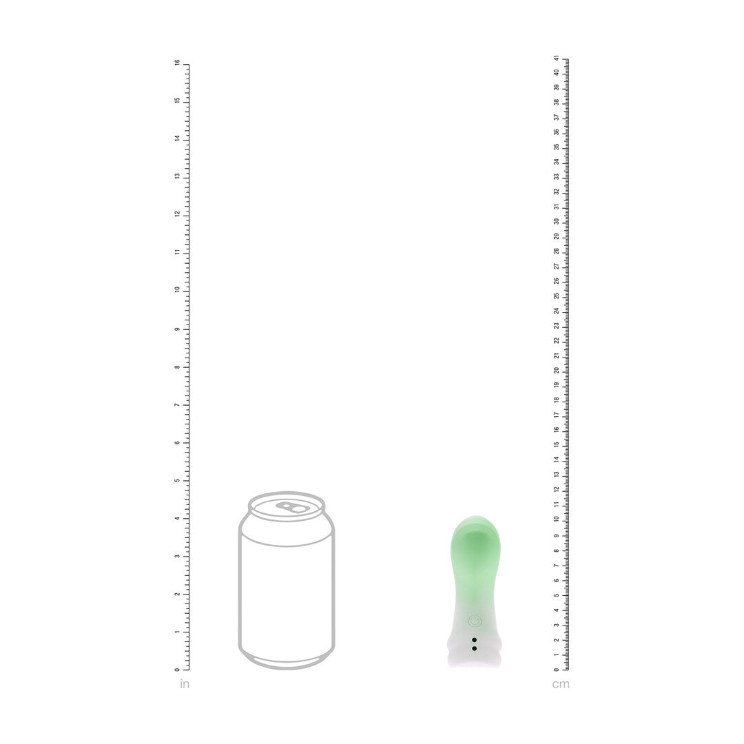 Smooth Finger Vibrator Misty Green
