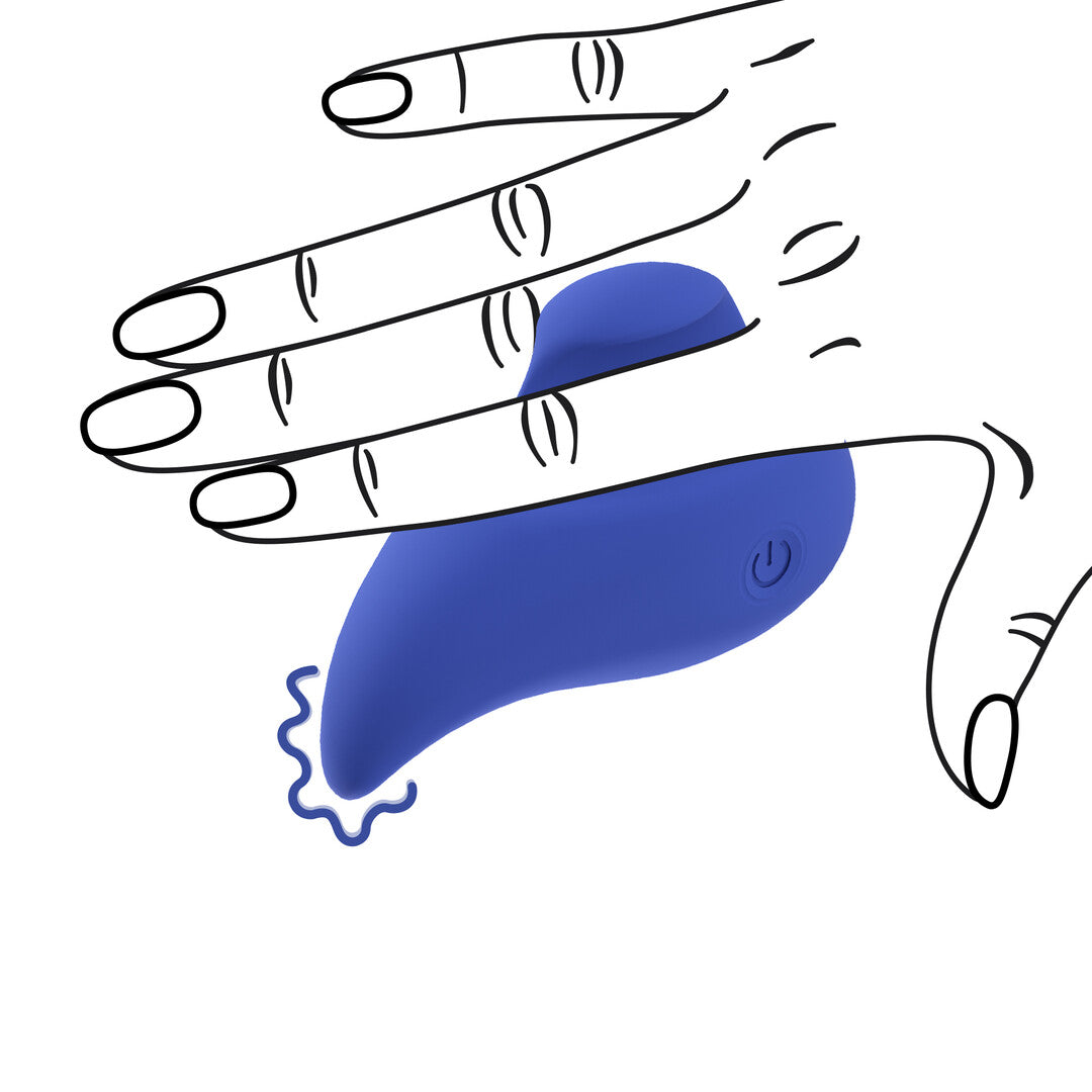 Ergo Grip Lay On Massager Blue