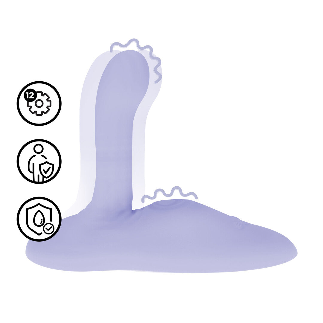 Vibrating Pulse And Thrust Seat Purple