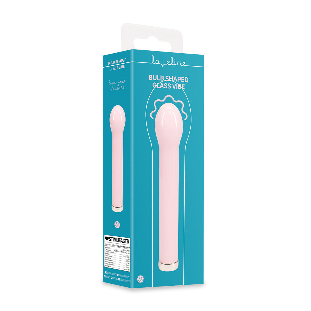 Glass Bulb Shaped Vibe Pink
