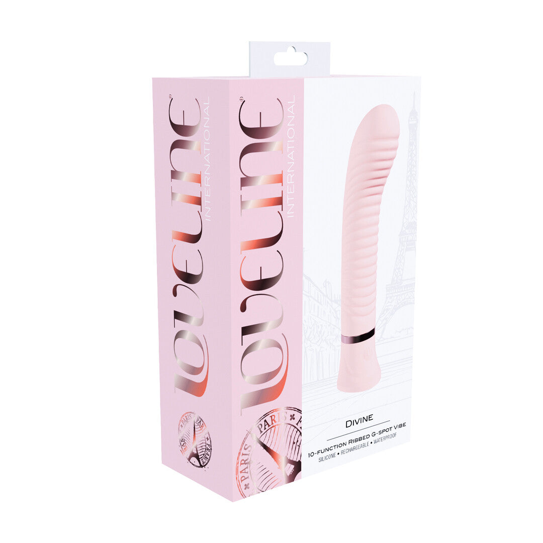 Divine Ribbed G Spot Vibe Pink
