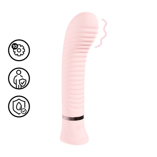 Divine Ribbed G Spot Vibe Pink