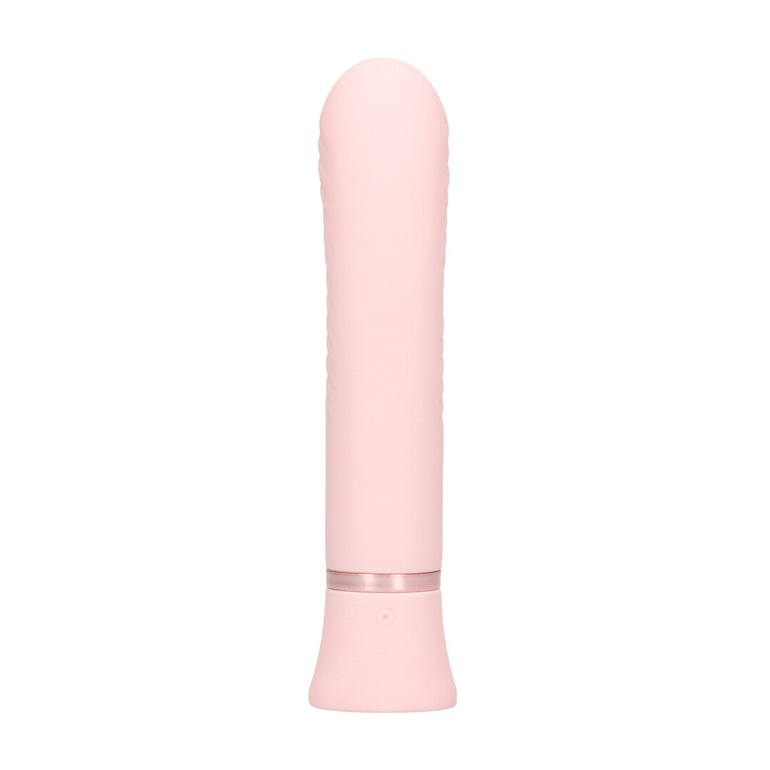 Mystique Ribbed Rabbit Vibrator Pink