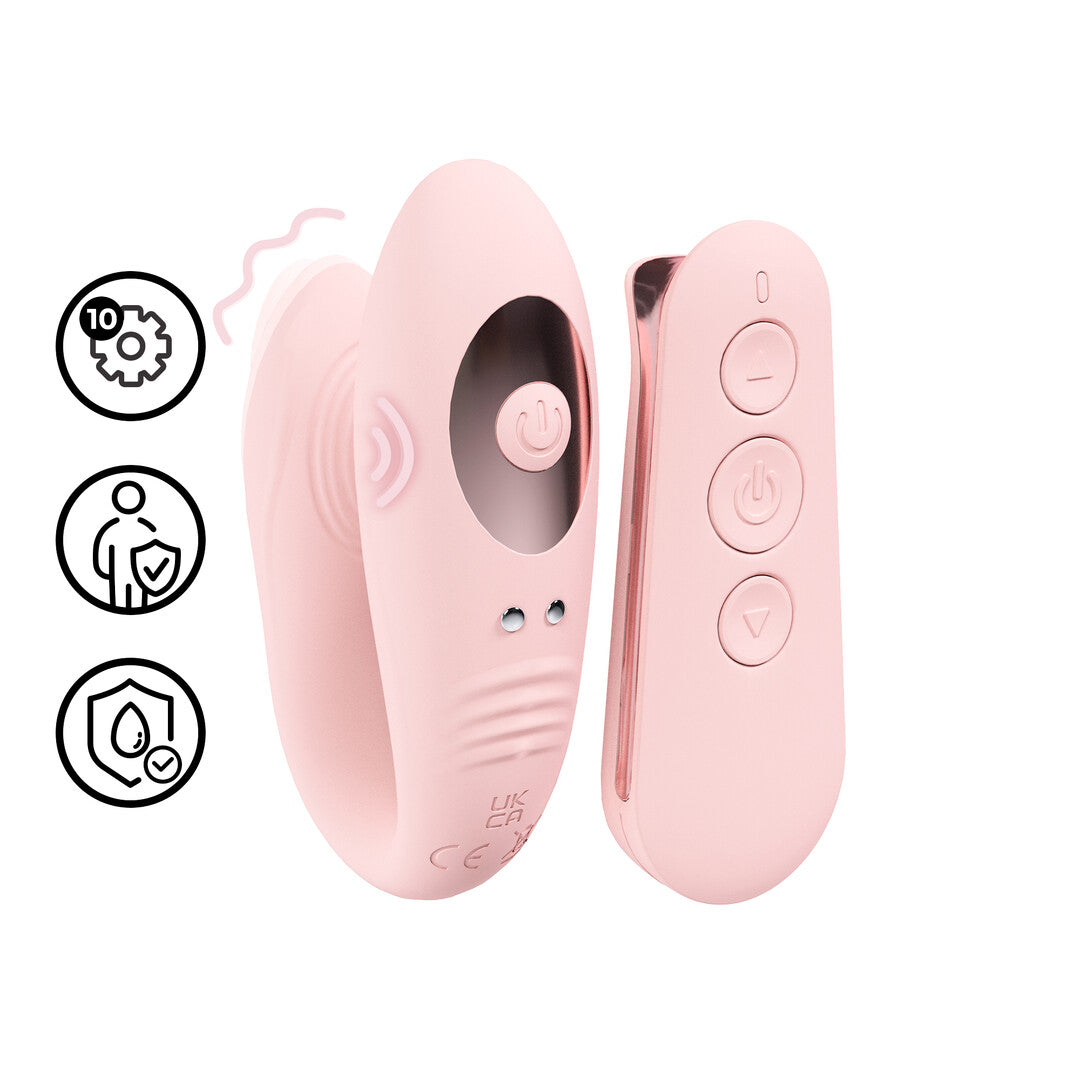 Charme Remote Control Dual Motor Vibe Pink