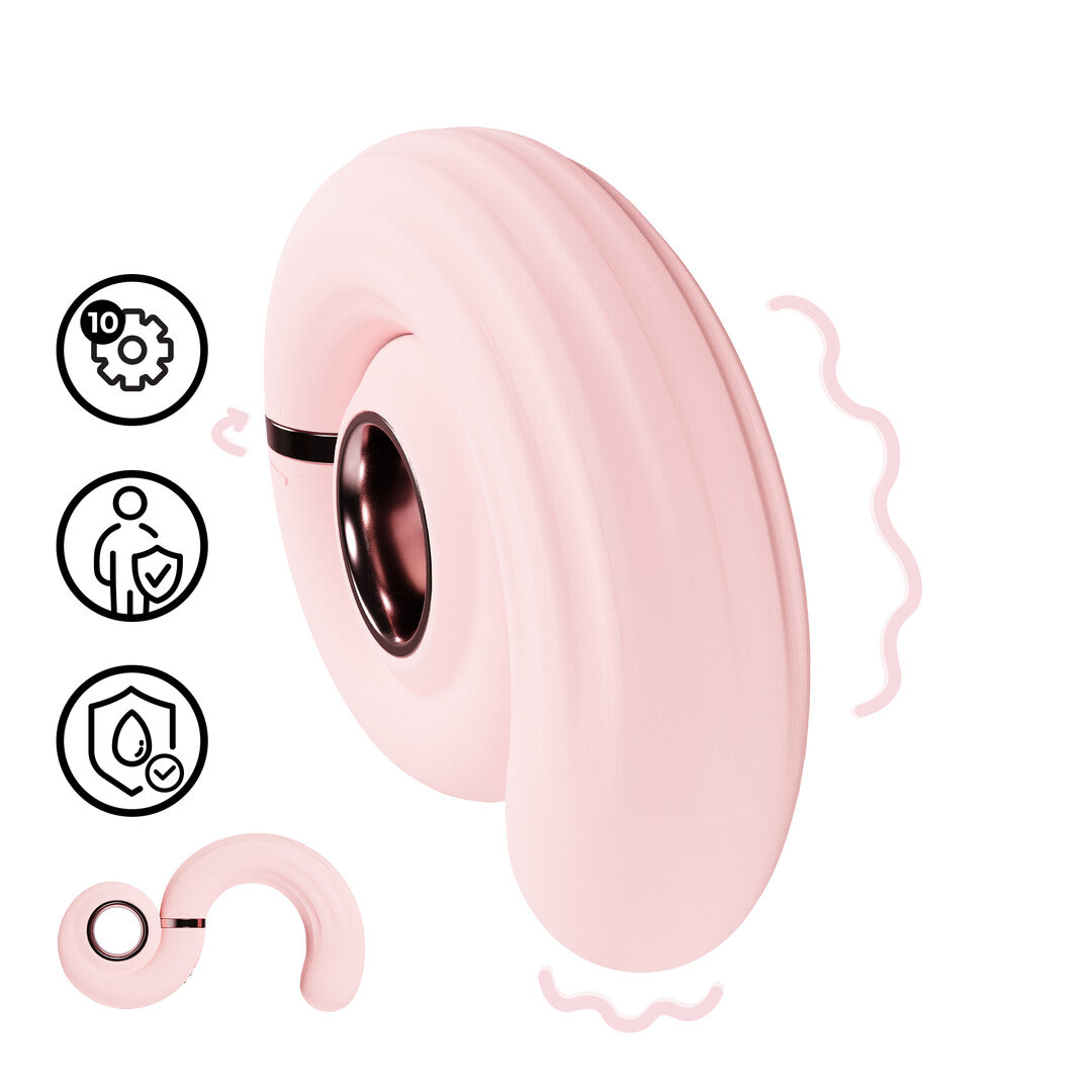Tourner Vibrating Swirl Pink
