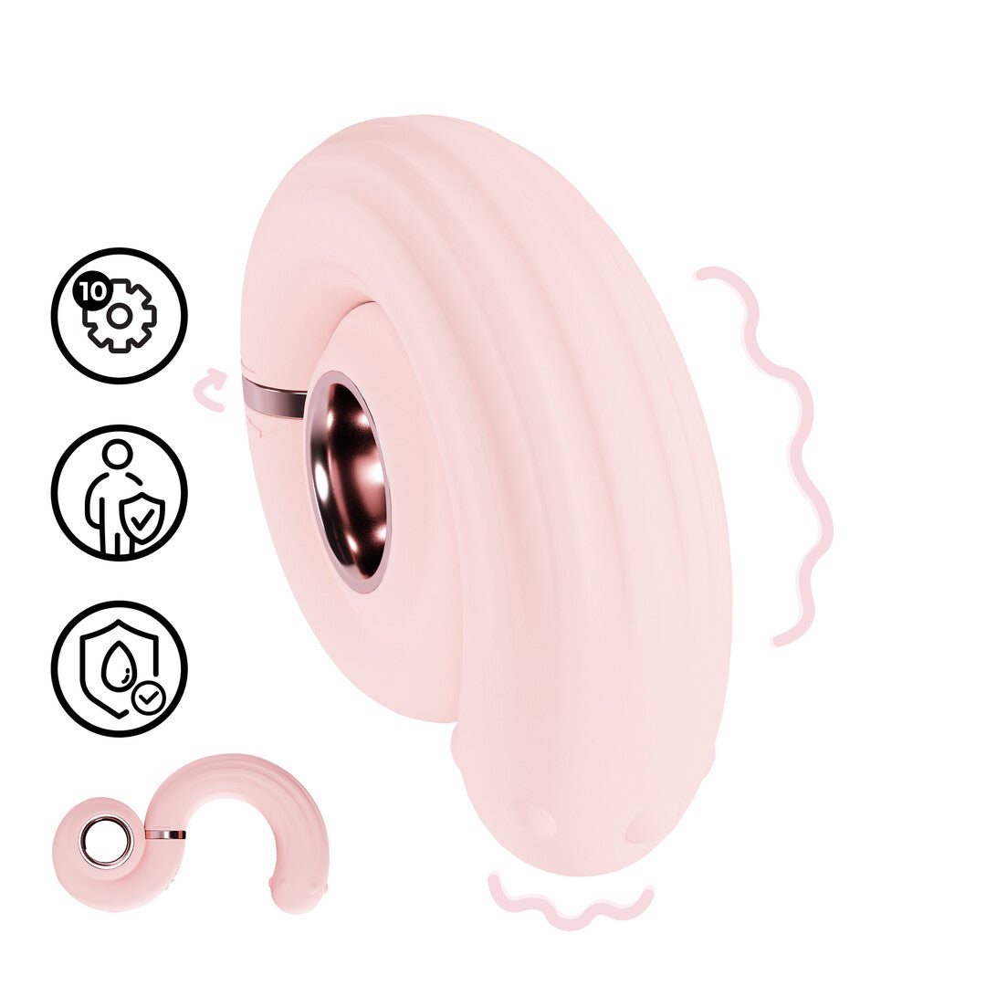 Perles Rotating Beads Swirl Pink