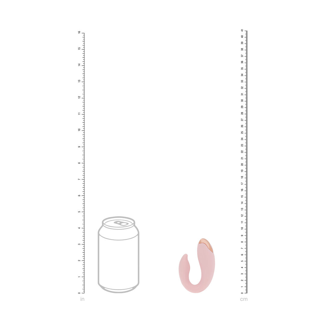 Daydream Compact G Spot Vibrator With Remote Control Pink