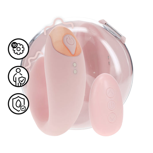 Daydream Compact G Spot Vibrator With Remote Control Pink