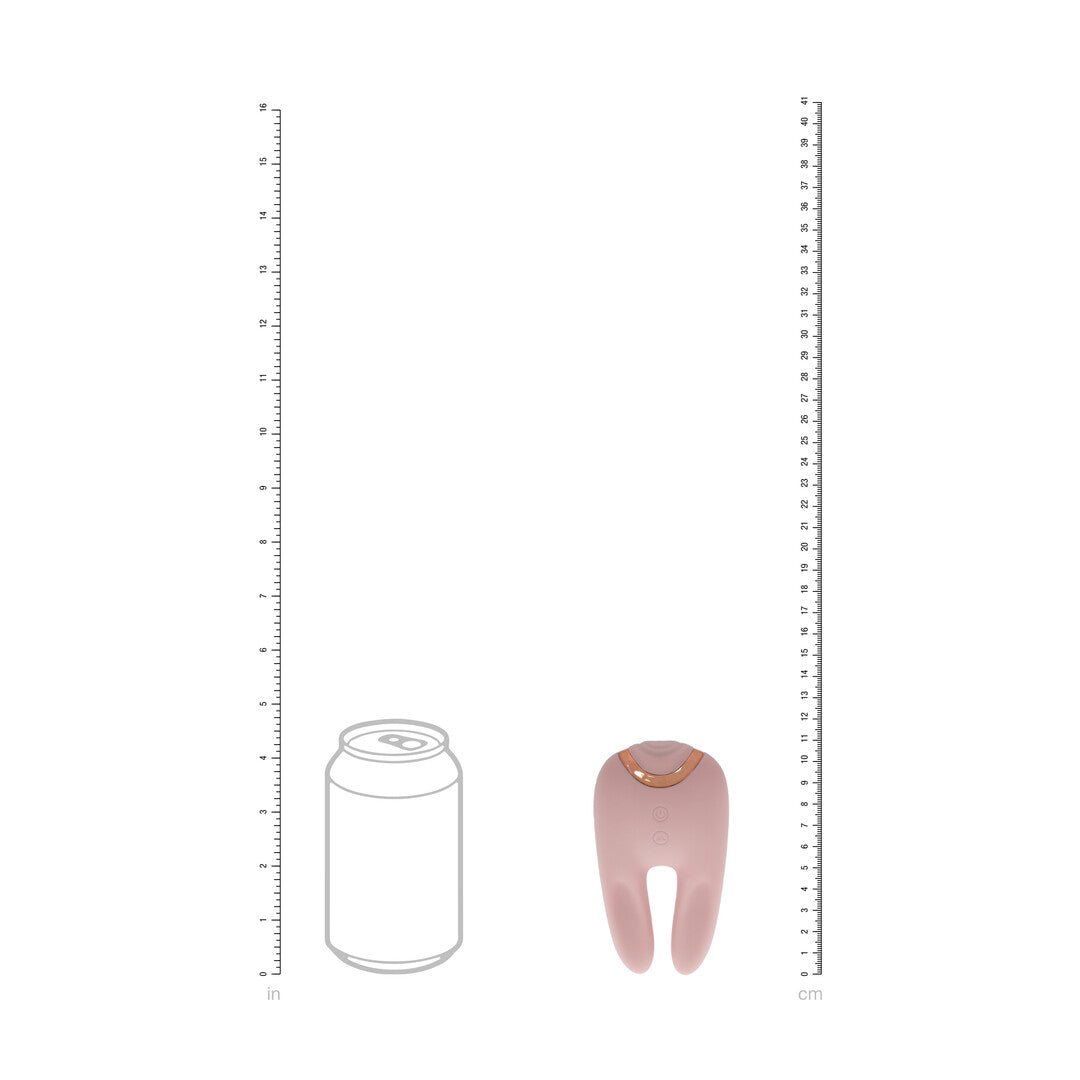 Bonnie Double Ended Tapping Vibrator Pink