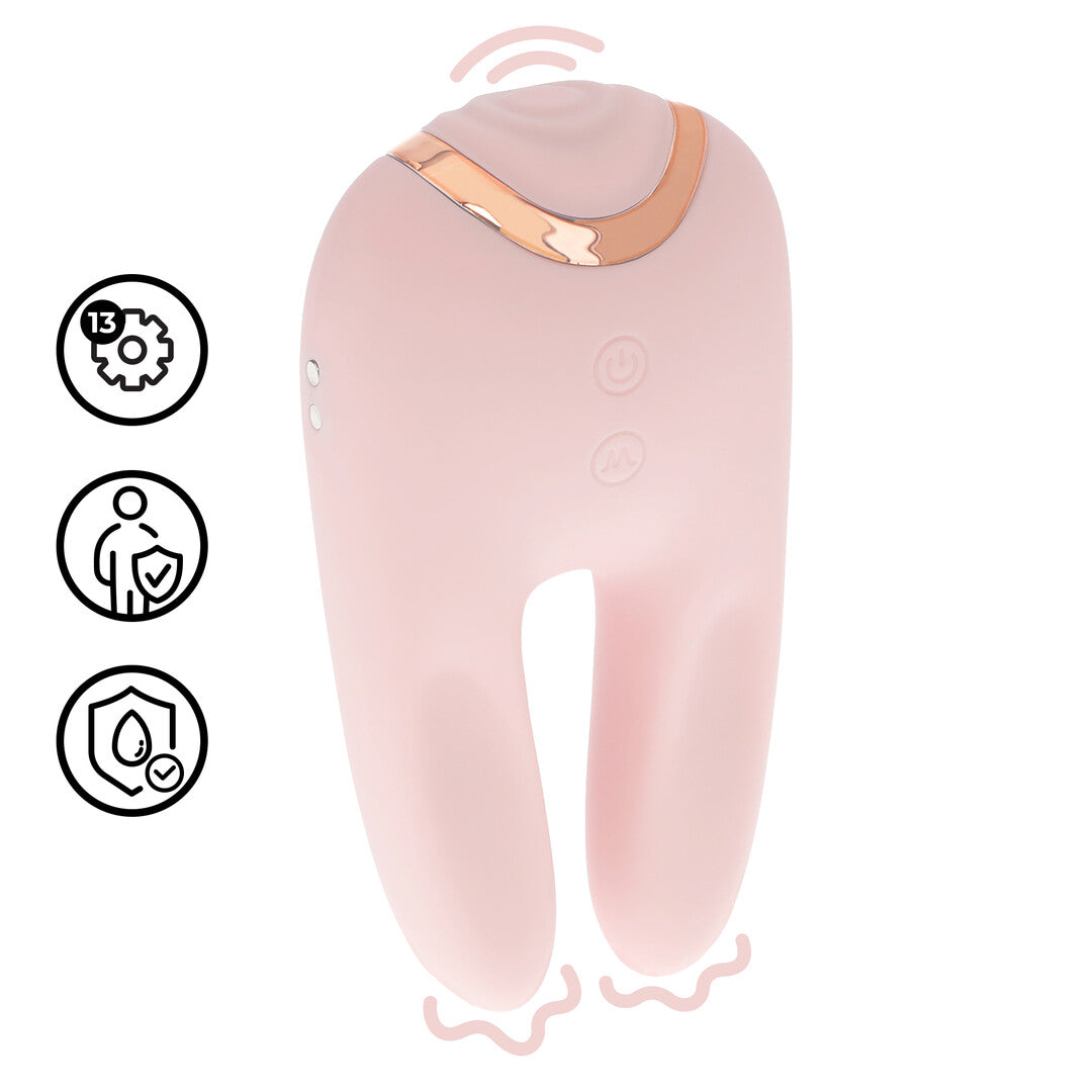 Bonnie Double Ended Tapping Vibrator Pink