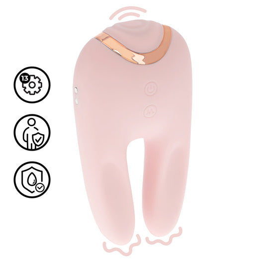 Bonnie Double Ended Tapping Vibrator Pink