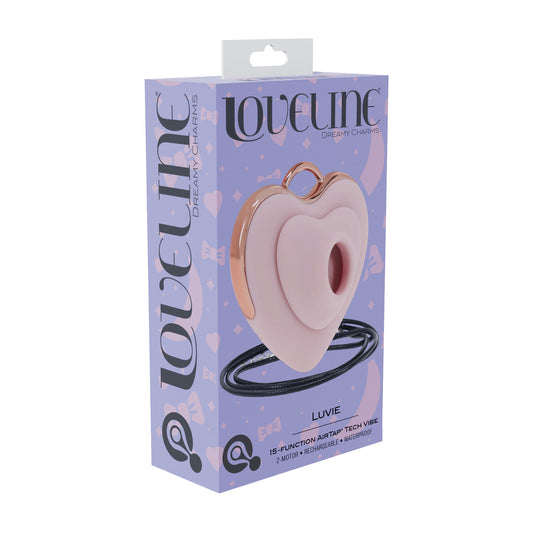 Luvie Heart Shaped Airtap Vibrator Pink