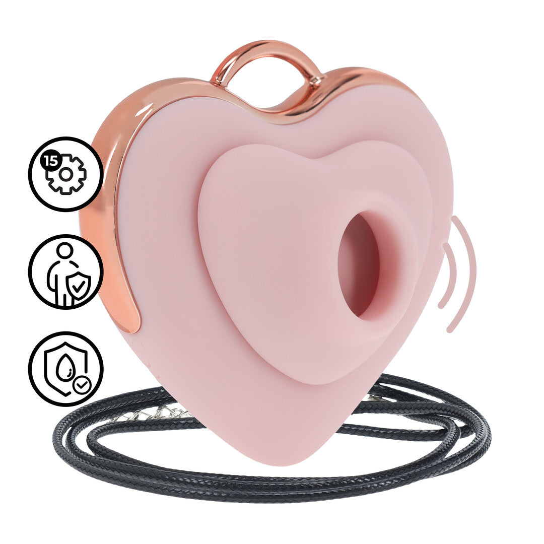 Luvie Heart Shaped Airtap Vibrator Pink