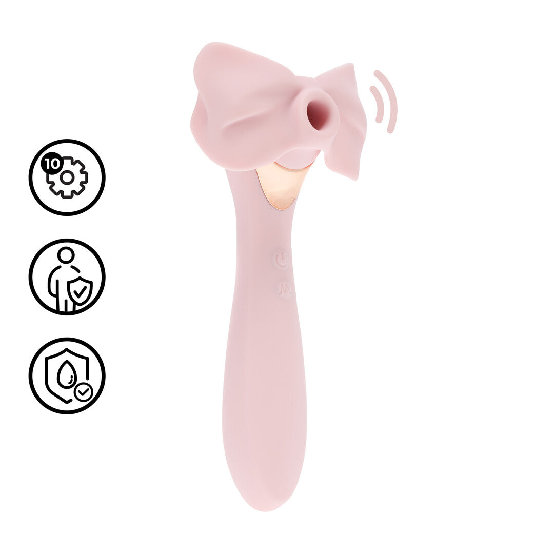 Darling Airtap Wand Vibrator With Five Head Attachments Pink
