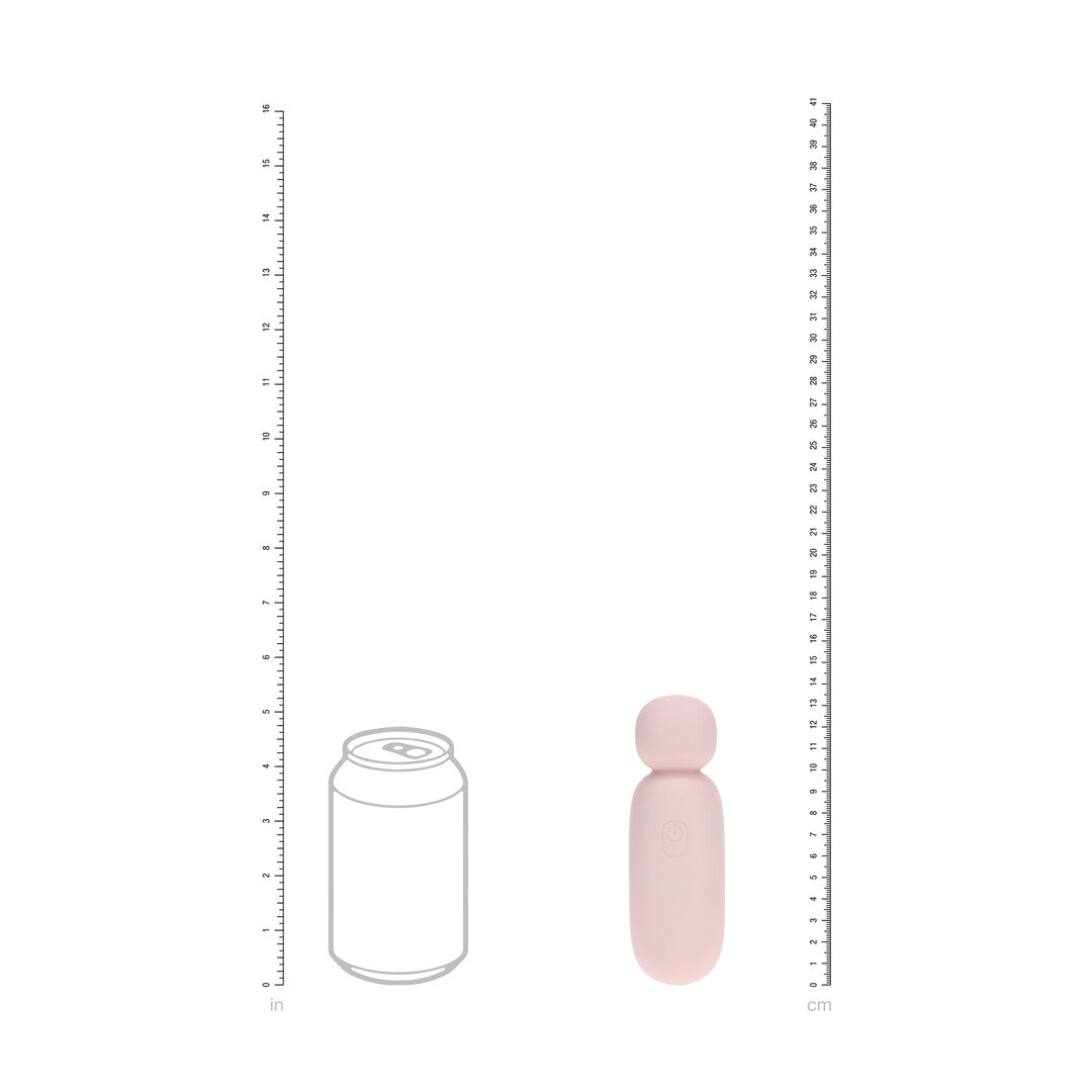 Mochi Mini Chunky Wand Vibrator Pink