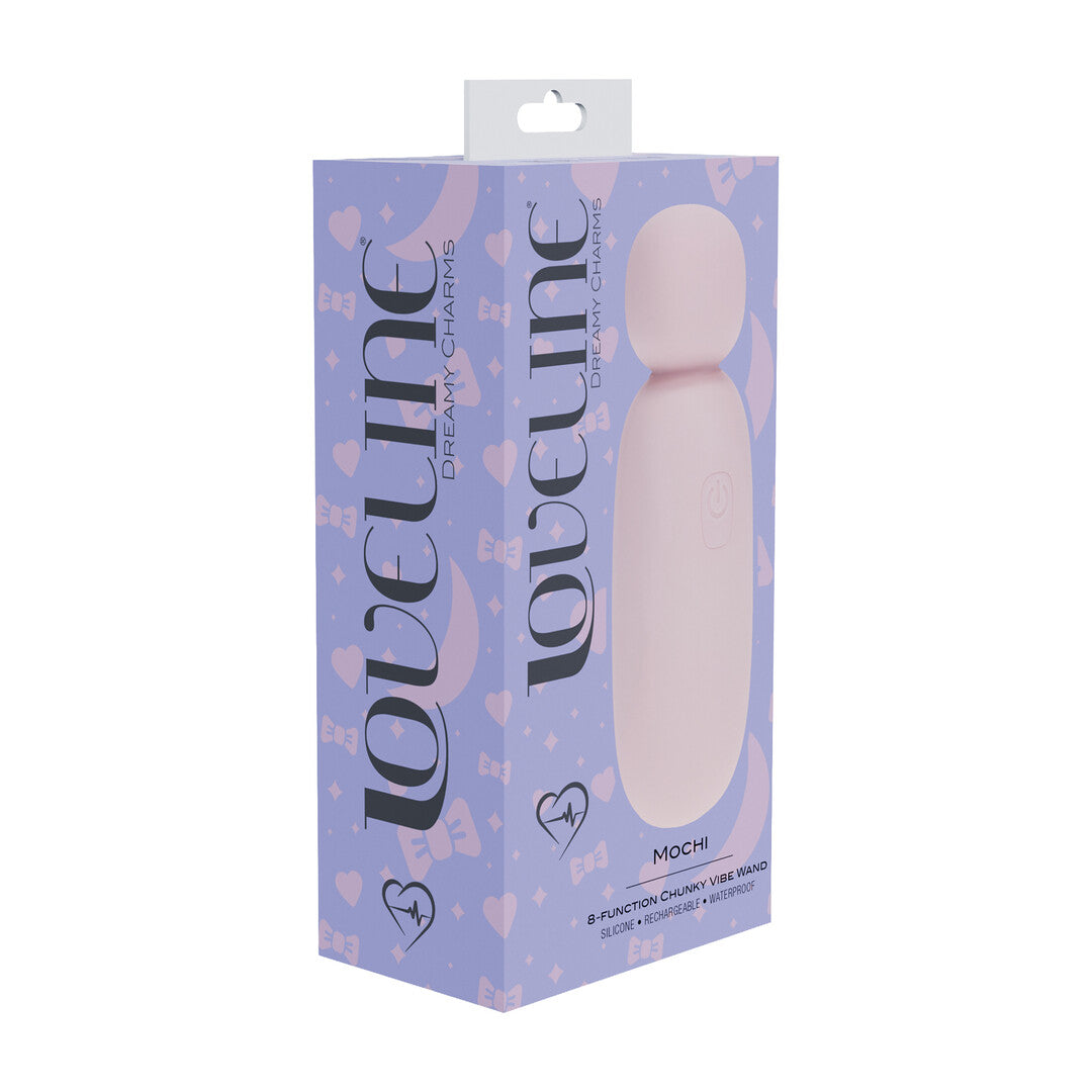 Mochi Mini Chunky Wand Vibrator Pink