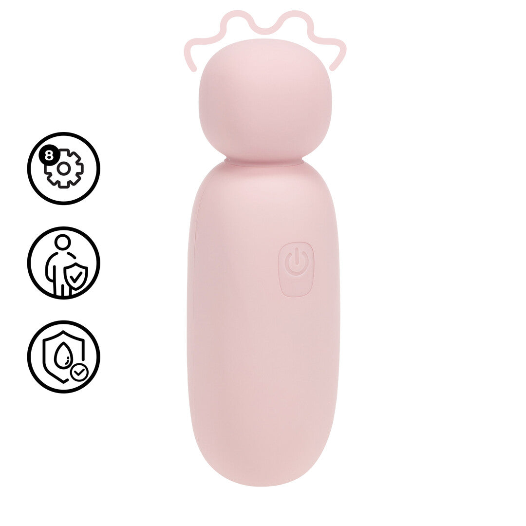 Mochi Mini Chunky Wand Vibrator Pink