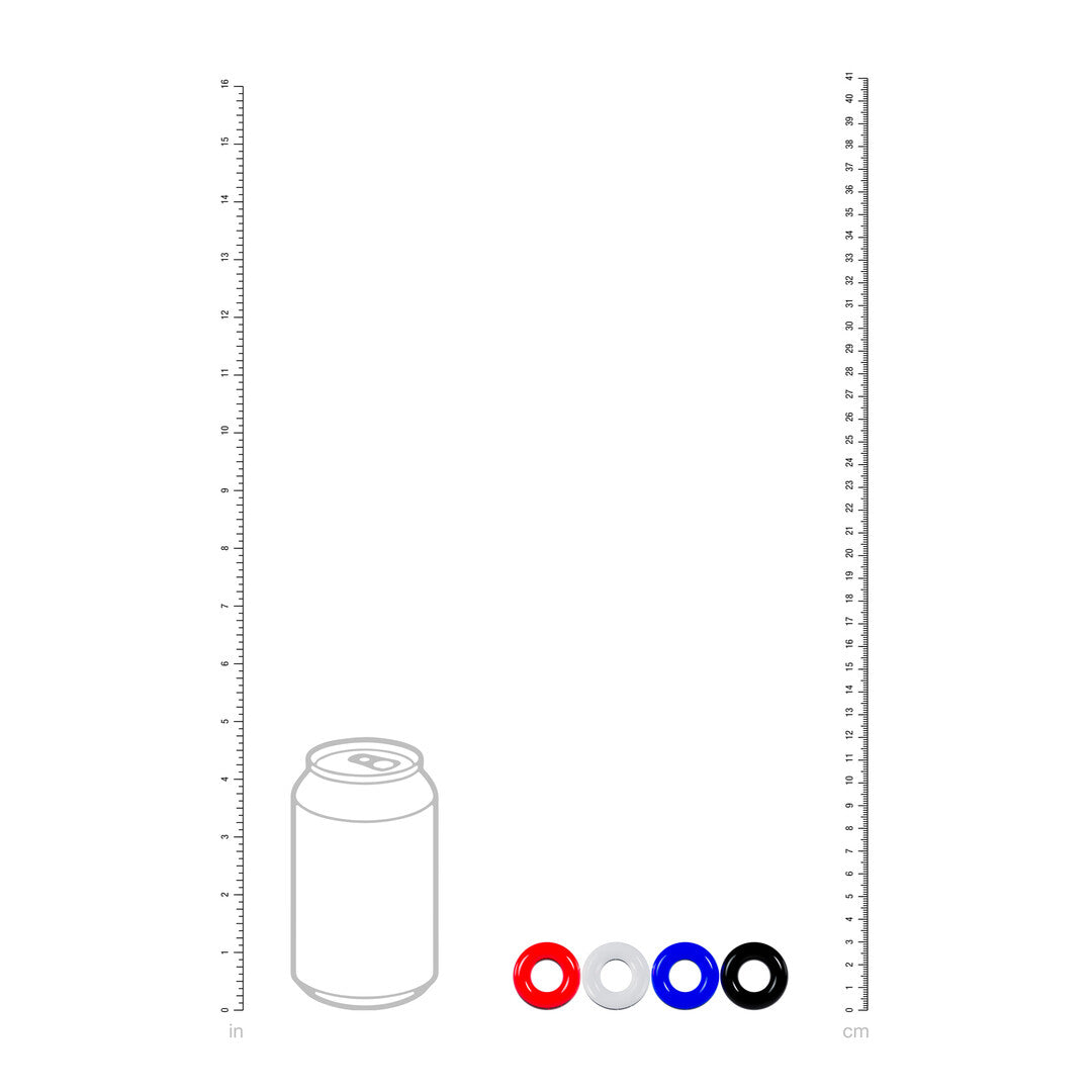 Juego De 4 Anillos Para El Pene Multicolor