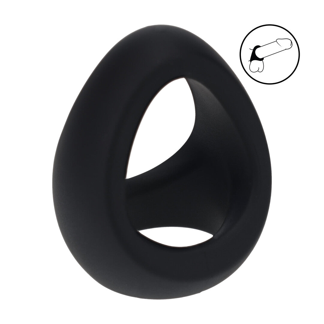 Anillo De Silicona Soft Tri O Negro