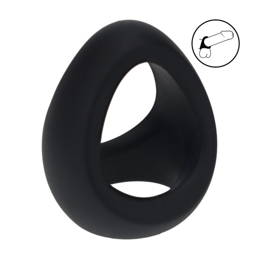 Anillo De Silicona Soft Tri O Negro