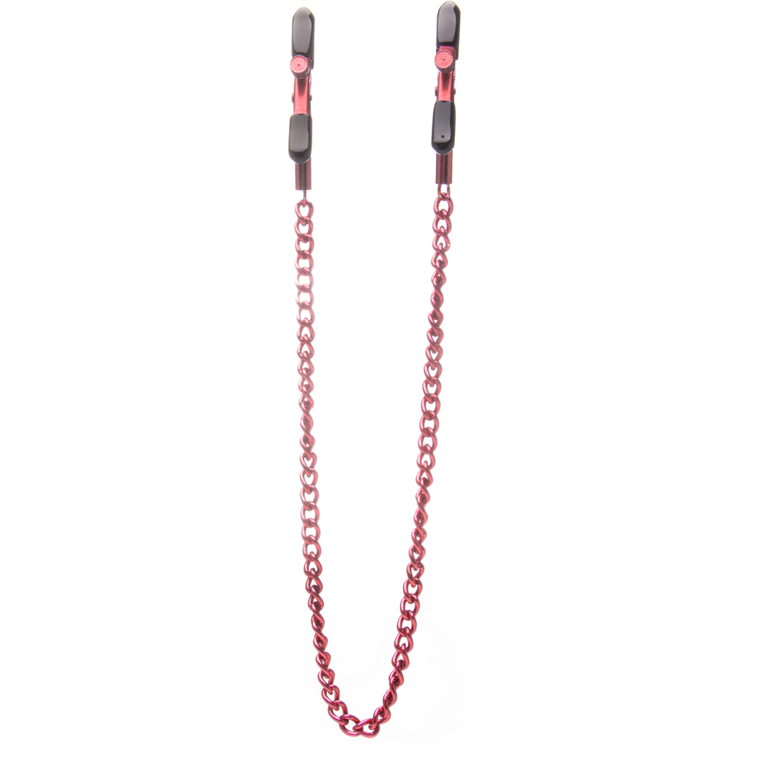 Ouch! Adjustable Nipple Clamps Red