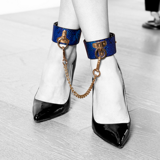 Ouch! Florence Collection Leg Cuffs Blue