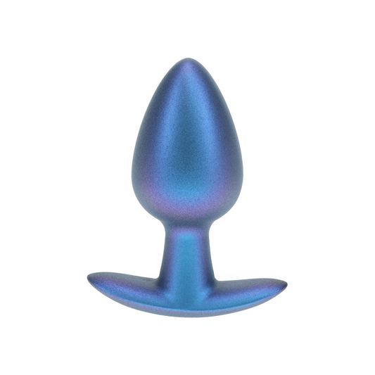 Ouch! Gladde Buttplug Blauw 8 Cm