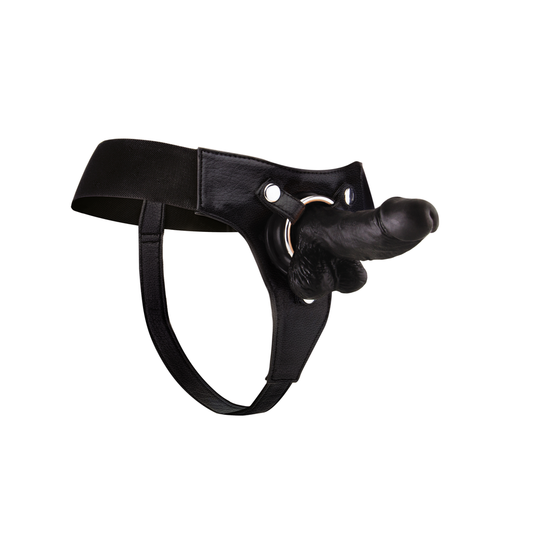 Ouch! Strapon Dildo Zwart 15 Cm
