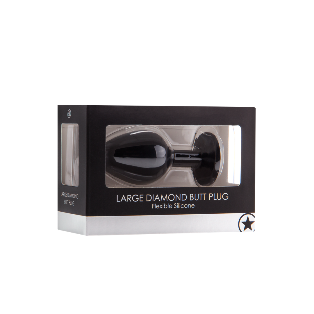 Ouch! Diamond Buttplug Zwart