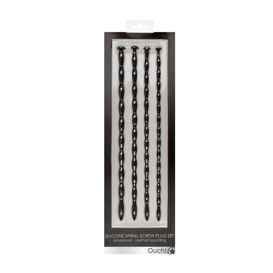 Ouch! Silicone Spiral Screw Plug Set Advanced