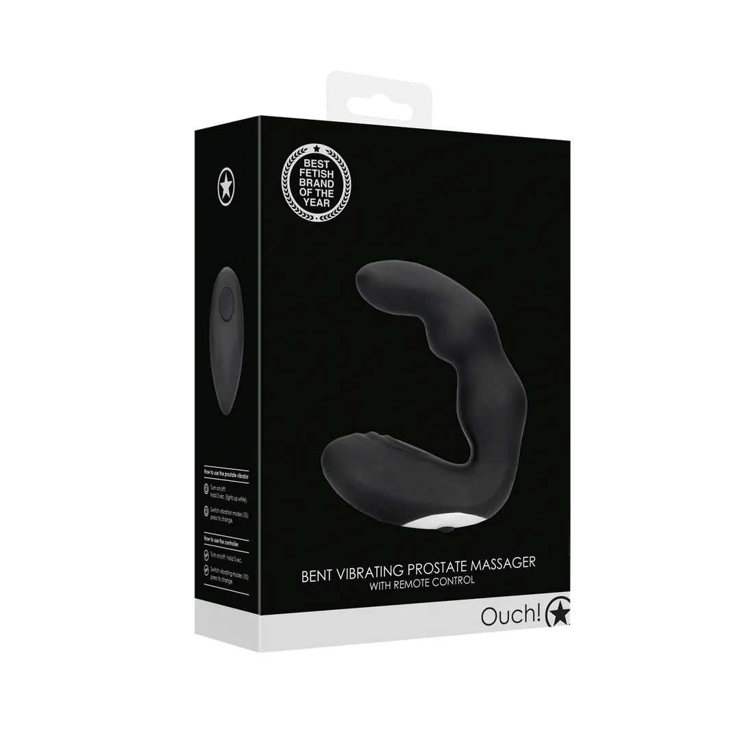Ouch! Bent Prostaat Vibrator 10 cm