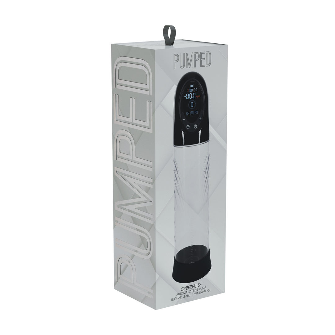 Pumped Cyberpulse Automatic Waterproof Penis Pump Black
