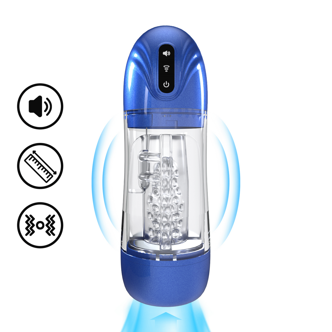 Pumped Sonicpull Suction And Vibration Masturbator Pump Multimedia Enhanced Gun Metal