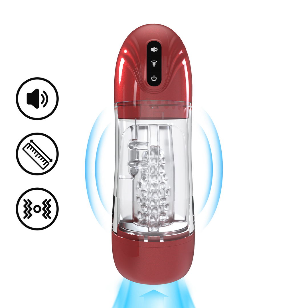 Pumped Sonicpull Suction And Vibration Masturbator Pump Multimedia Enhanced Gun Metal