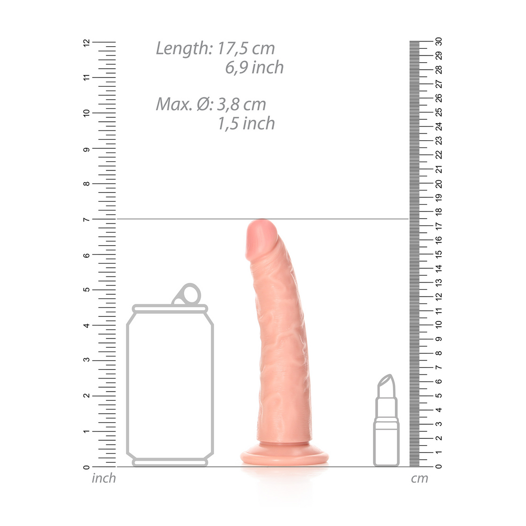 Realrock Slim Realistic Dildo With Suction Cup 6 / 15,5 Cm