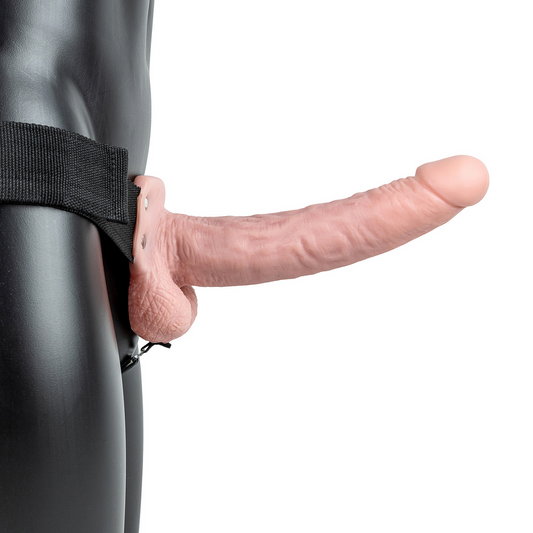 Realrock Hollow Strap On With Balls 9 / 23 Cm