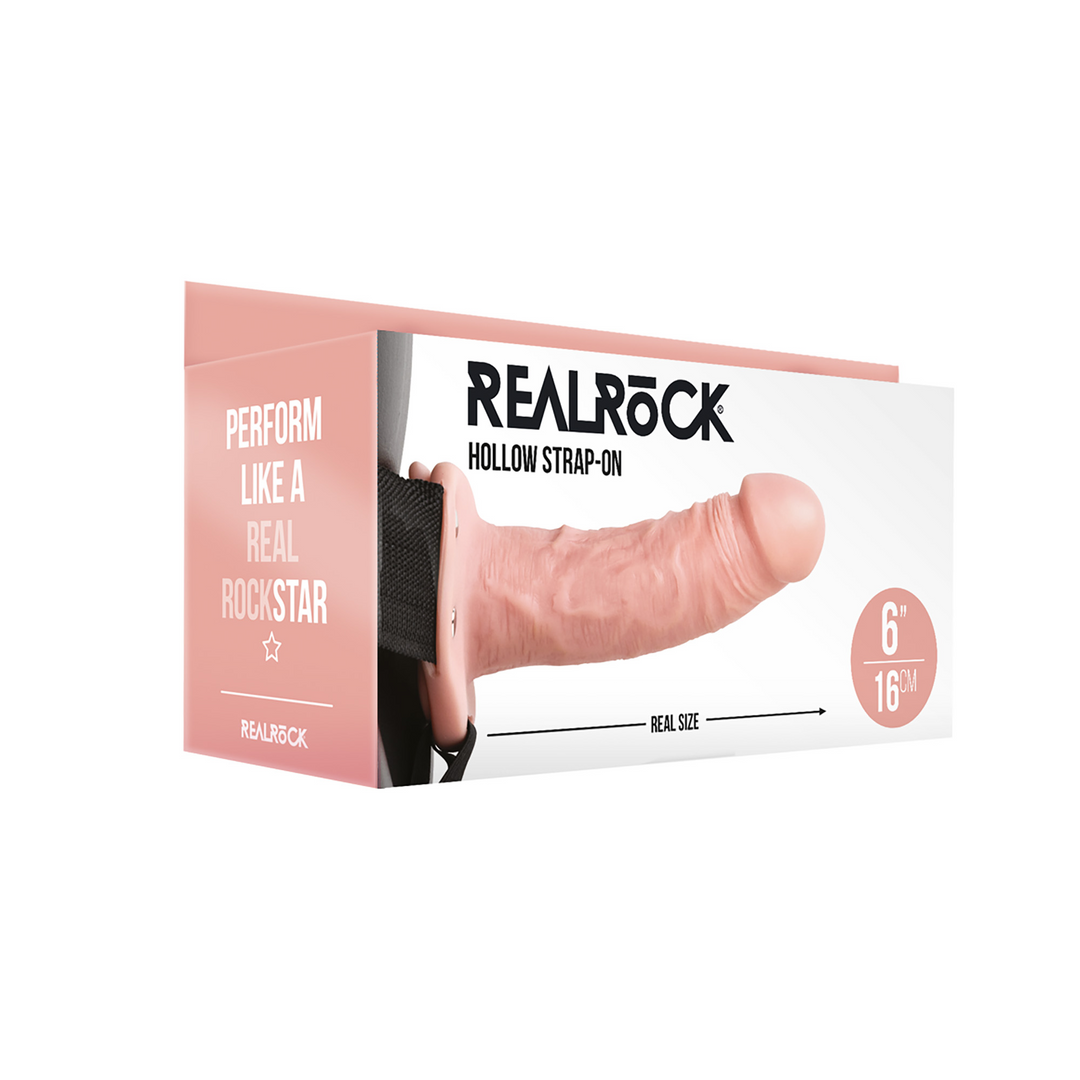 Realrock Hollow Strap On Without Balls 6 / 15,5 Cm