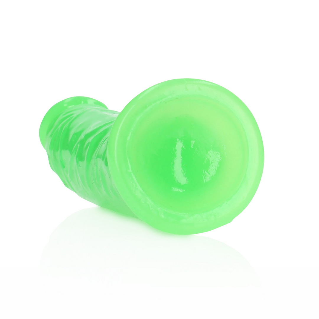 Realrock Slim Realistic Dildo With Suction Cup Glow In The Dark 6'' / 15,5 Cm