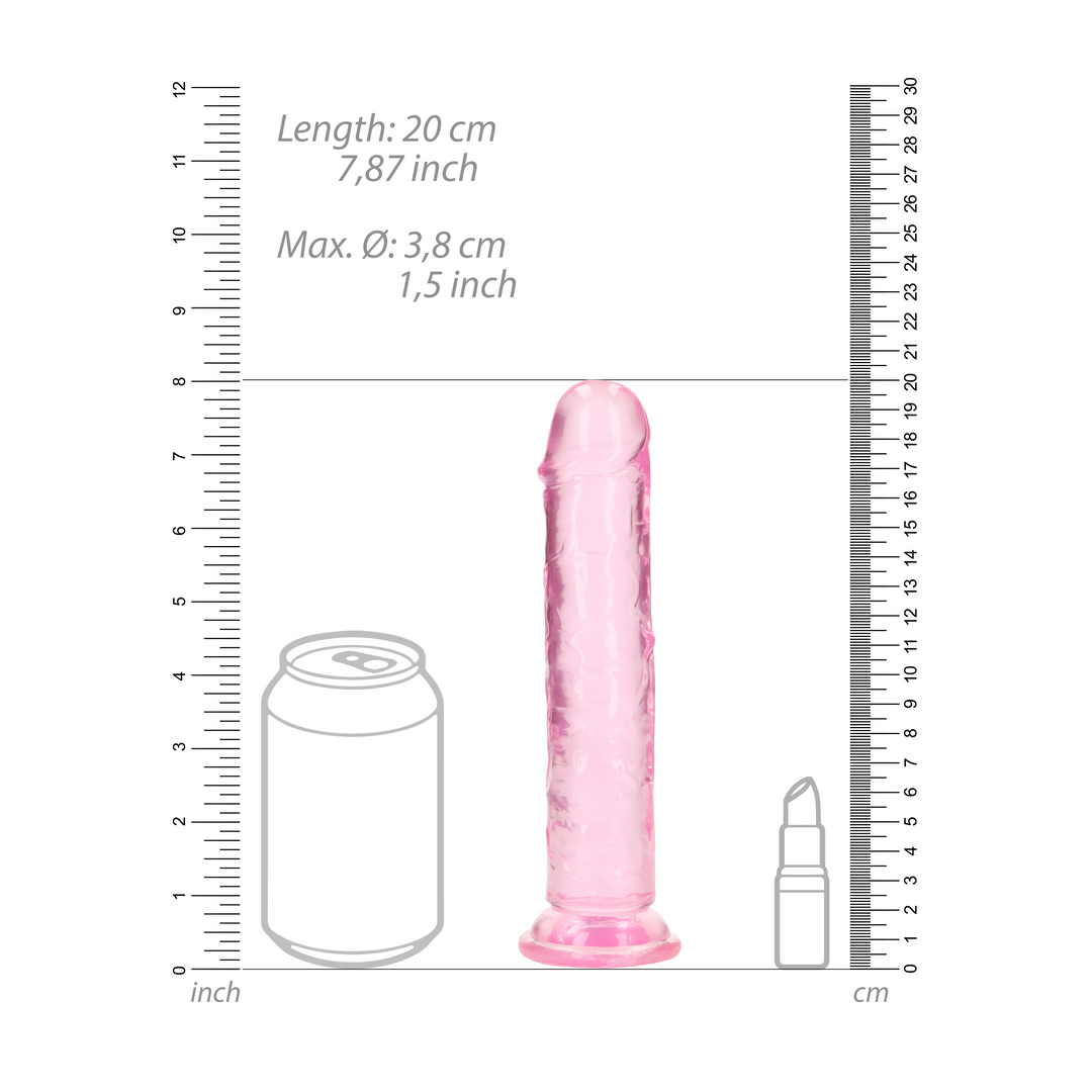 Realrock Straight Realistic Dildo With Suction Cup 7'' / 18