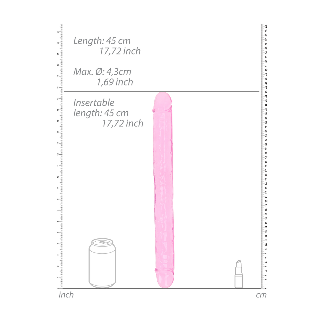 Realrock Realistic Double Dong 18'' / 45 Cm