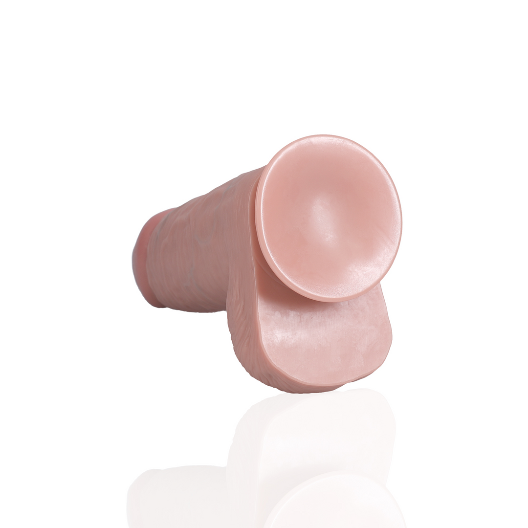 Realrock Extra Thick Straight With Balls 8 / 20,3 Cm Flesh