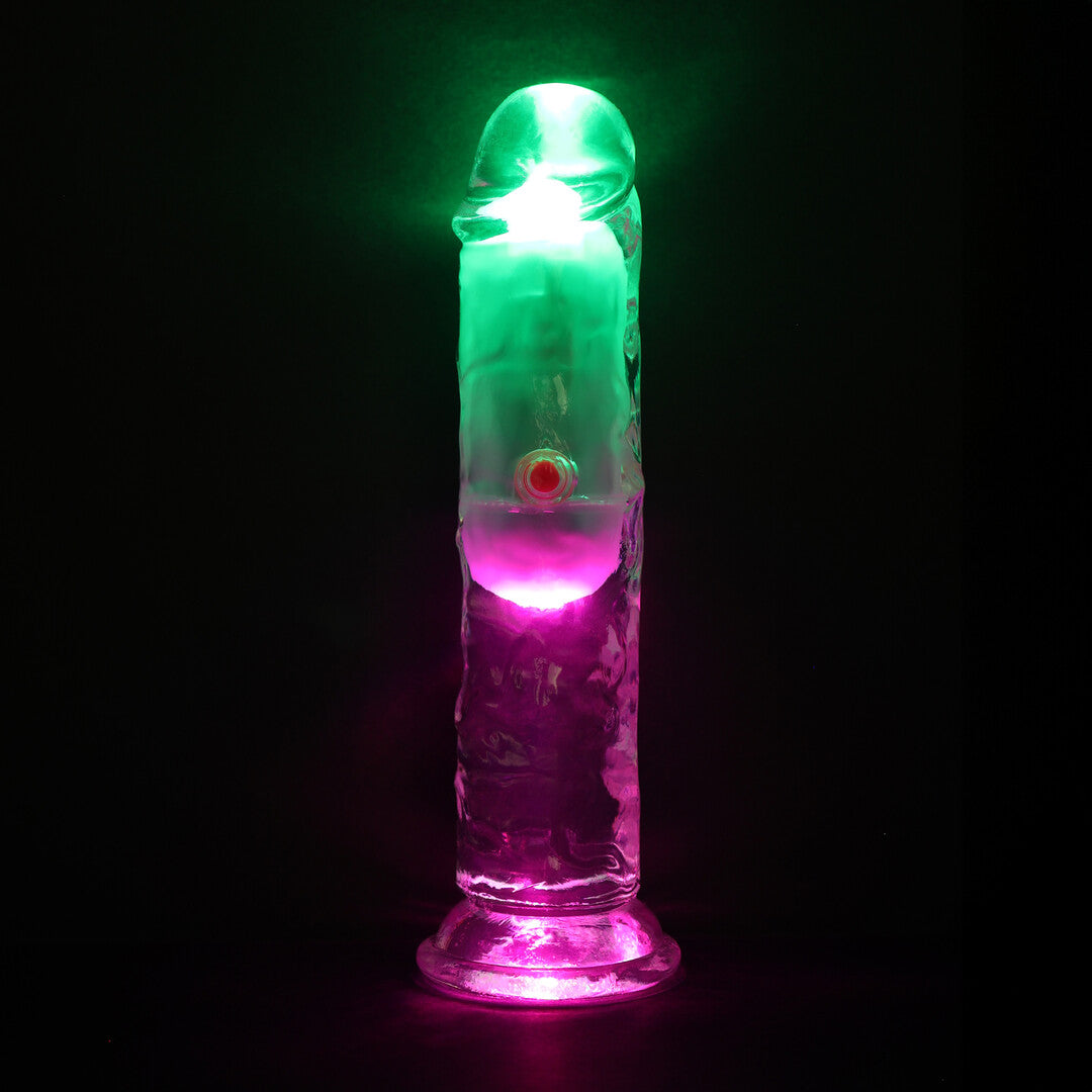 Realrock Led Glow Vibrerende Dildo 15 Cm