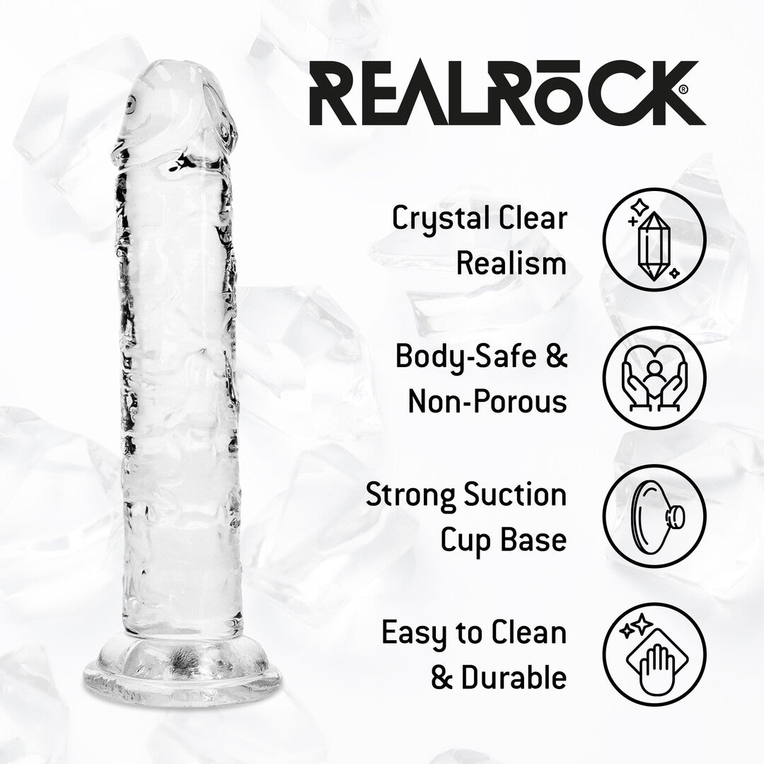 RealRock Realistic Dildo 5 / 12,7 Cm Transparent