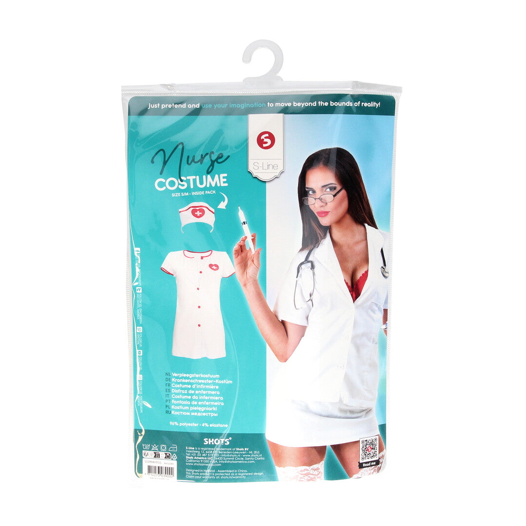 Nurse Costume S/m White