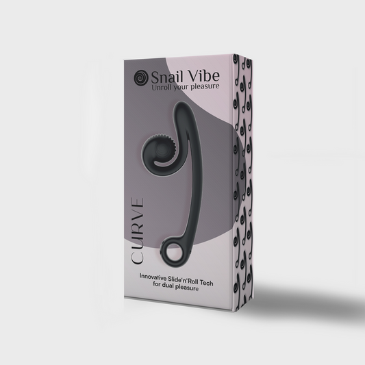 Snail Vibe Curve Vibrator Black