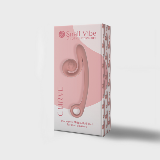 Snail Vibe Curve Vibrator Peachy Pink